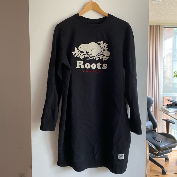 Roots Sweater Dress black - Picture 3 of 4